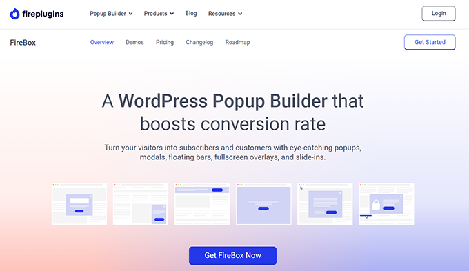 WordPress popup builder - FireBox