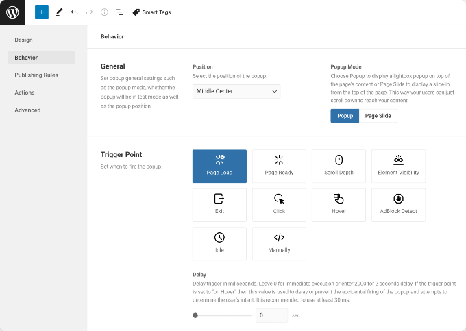 FireBox Settings Page