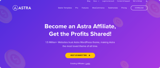 Astra Affiliate Program