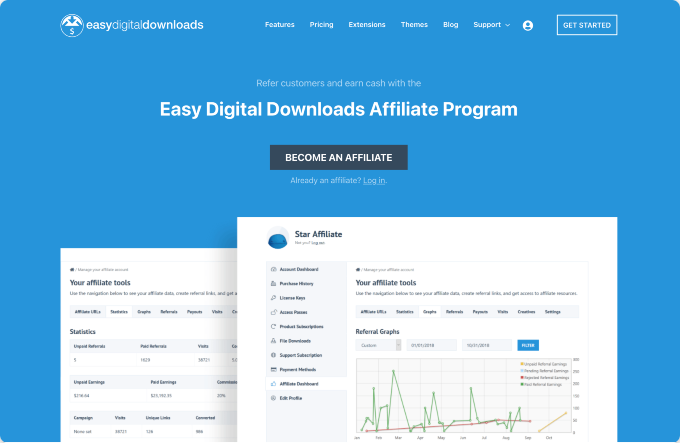 Easy Digital Downloads Affiliate Program