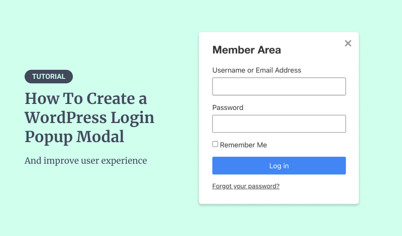 How to Create a WordPress Login Popup Modal in 2023