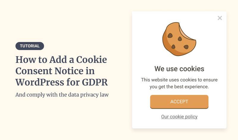 How to Add a Cookie Consent Popup in WordPress for GDPR