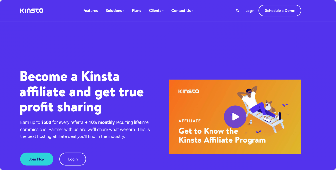 Kinsta Affiliate Program