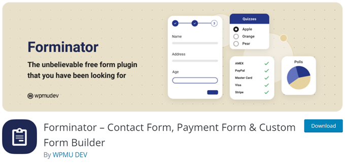 Forminator - WordPress Form