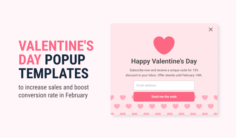 Valentine's Day Popup Templates for your WordPress site