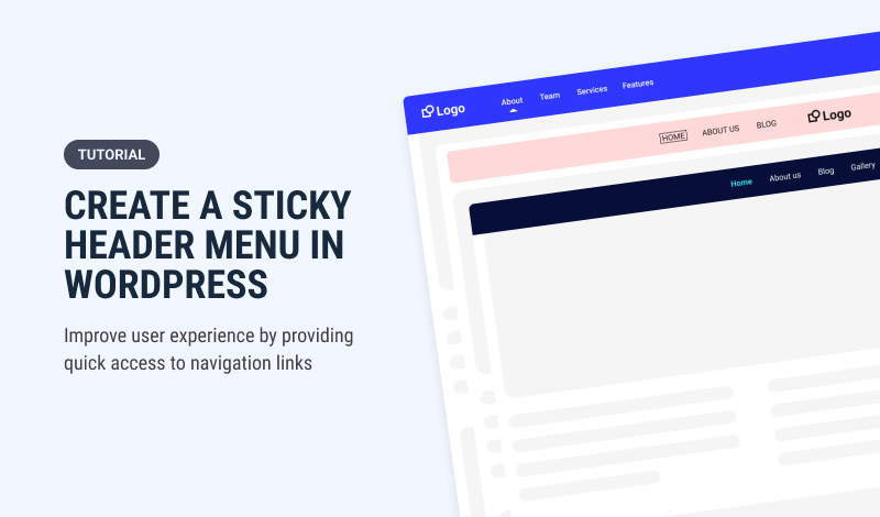 How to Create a Sticky Header Menu in WordPress