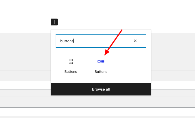 Use the Buttons Gutenberg Block in WordPress