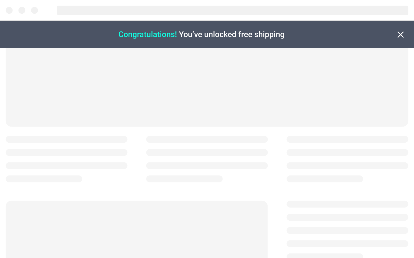 Create a Free Shipping Bar with a Goal Achieved Message for WooCommerce 