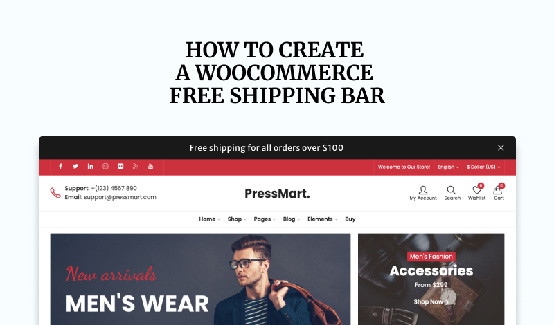 How to Create a (Better) WooCommerce Free Shipping Bar