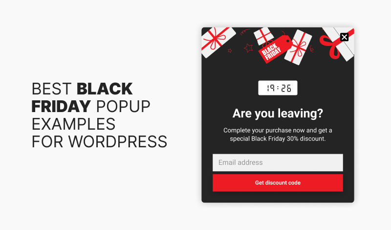 Best Black Friday Popup Examples for WordPress