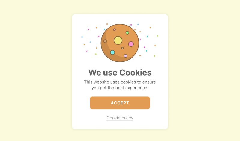 Comply with GDPR Law With a Cookie-Consent Banner Popup