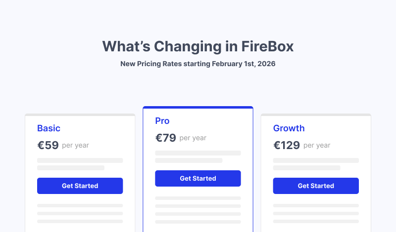 FireBox Pricing Update – New Rates Starting February 1